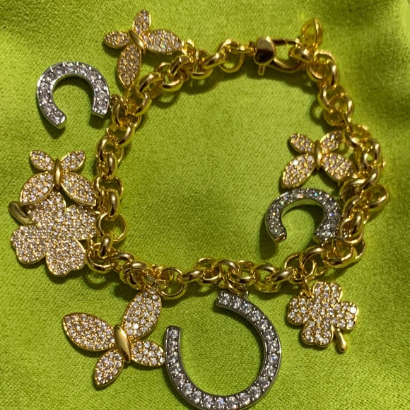 Kate Spade New York Pave Lucky Charm Statement Bracelet - Picture 5 of 5